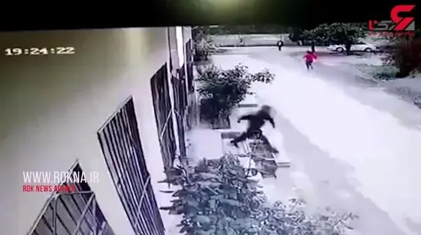 دزد بی رحم در حمله وحشیانه همه را زد! + فیلم