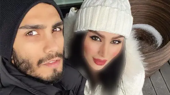 غوغای لحظه عقد دنیا جهانبخت در خارج به روش مسیحی ها/ شوهر جذابش کیست؟!