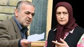 عکس/ مریم امیرجلالی بازیگر در لباس عروس واقعی همراه با همسرش/  54 سال قبل