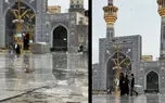فیلم بارانی از آستان قدس رضوی در عید غدیر