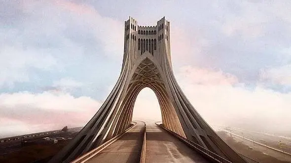 فیلم / یکی از رازهای معماری برج آزادی لو رفت /  ترکیب نبوغ و جنون معمار 