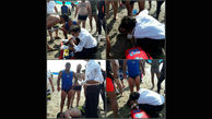 عملیات نجات در ساحل نور + عکس 