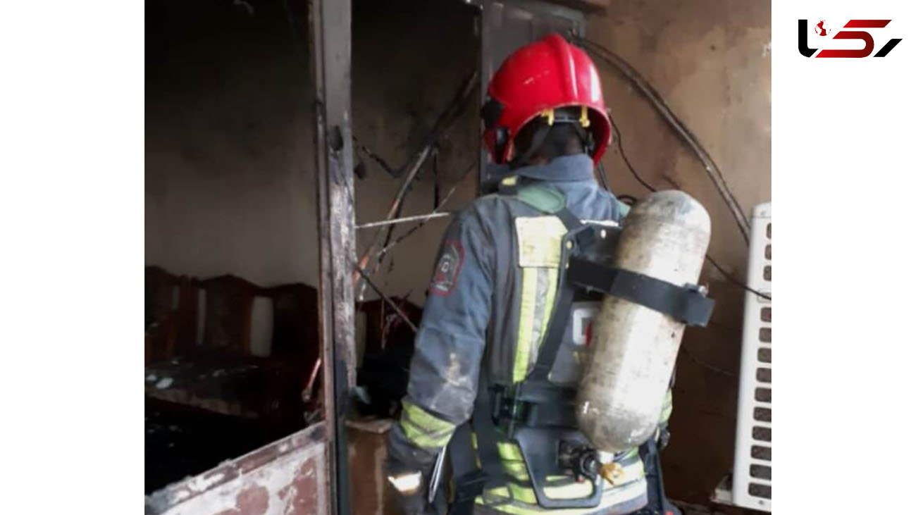 آتش سوزی یک واحد مسکونی در اهواز