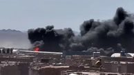 هشدار نسبت به وقوع آتش سوزی در مرز باشماق + فیلم