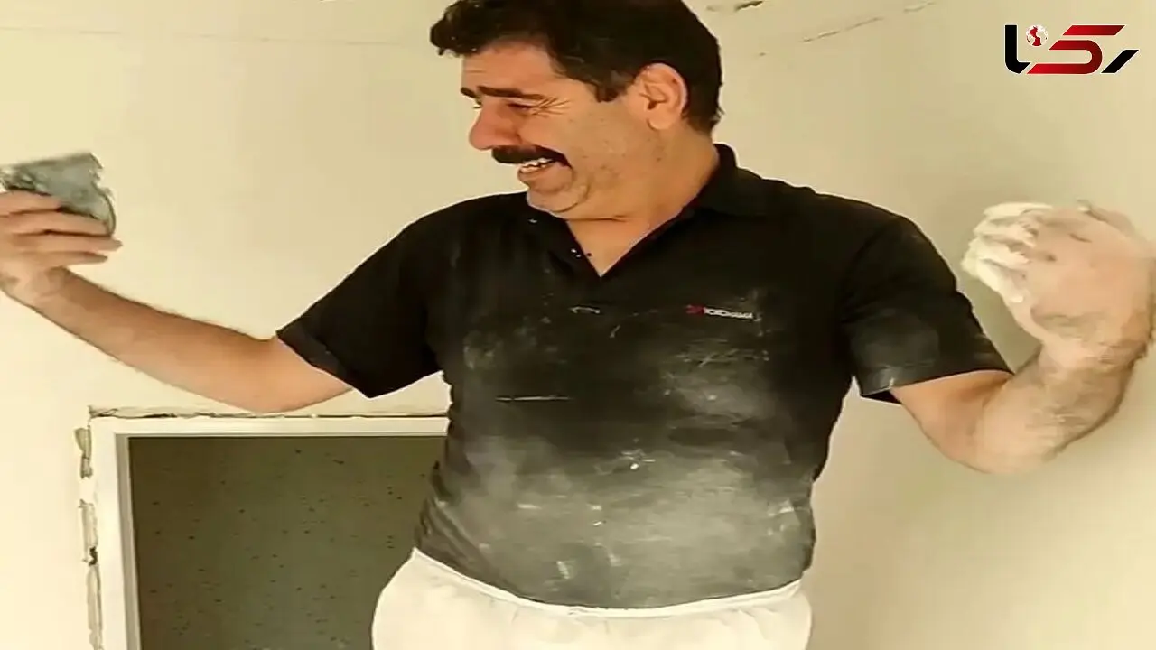 فیلم رقص و آواز شاد /  مرد گچ کار رقص قلب شوک زده میره بندری هر کی همکارش باشه عمرا پیر بشه کنارش