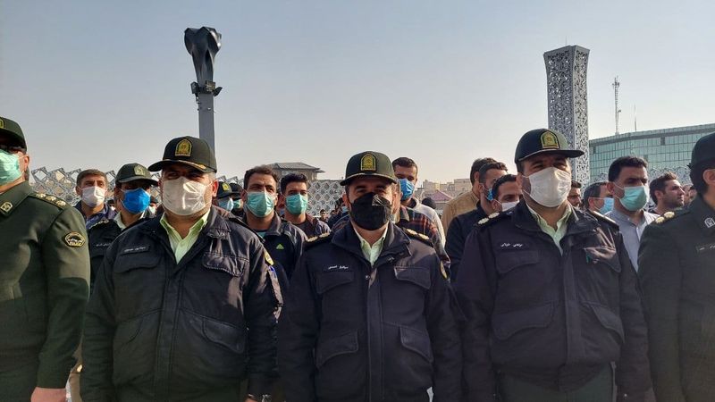 رح عملیات دستگیری سارقان قاپ زن و جمع آوری سلاح های سرد 
