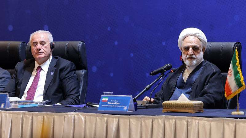 حجت‌الاسلام والمسلمین محسنی اژه‌ای ، امروز (سه‌شنبه 23 اردیبهشت) طی سخنانی در چهارمین مجمع آمبودزمان‌های کشورهای عضو سازمان همکاری اسلامی