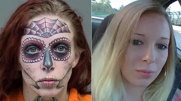 تتو وحشتناک یک زن که دزد سریالی است + عکس