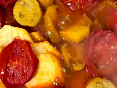 دیگه غذای تکراری بسه؛ طرز تهیه خوراک گیاهی و فوق العاده خوشمزه + فیلم