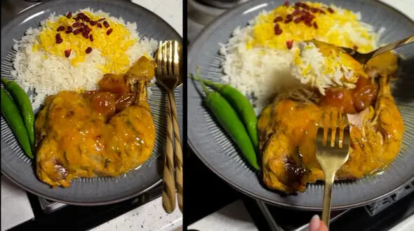 طرز تهیه مرغ دودی + فیلم