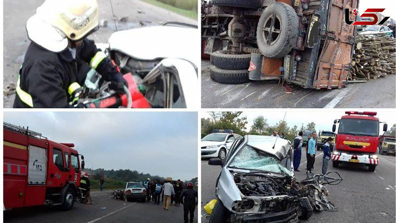 تصادف مرگبار کامیون در سراوان / جوان 23 ساله در پراید له شد + عکس