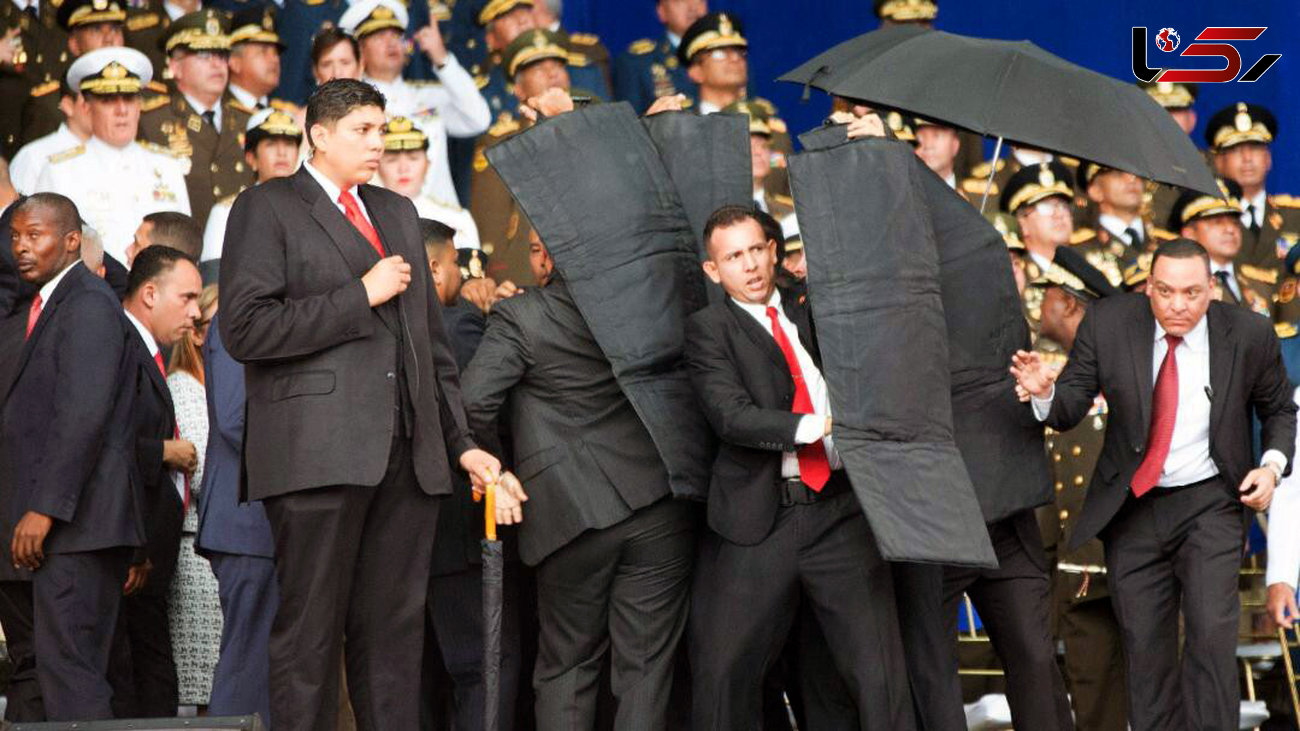 فوری / ترور رییس جمهور ونزوئلا شکست خورد + تصویر لحظه حمله با پهپاد 