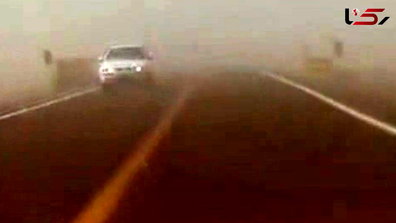 صحنه هایی از طوفان شدید شن در محور ترانزیتی ریگان - چابهار + فیلم 