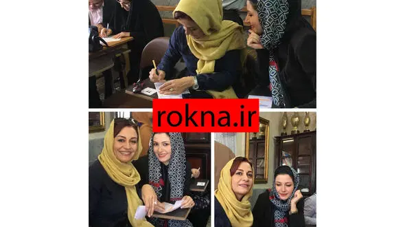 مریلا و ملیکا زارعى مشغول راى دادن+ عکس