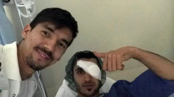 میرزاجانپور  هفت بخیه خورد + عکس و فیلم یک صحنه زیبا از بازی