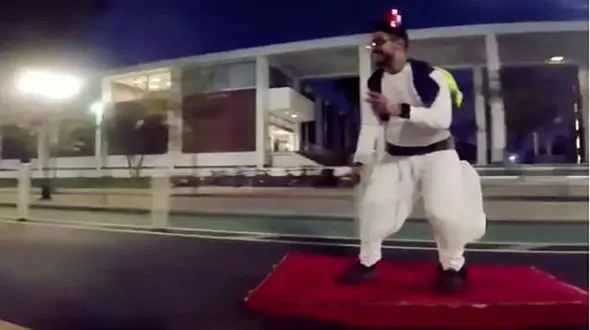 واقعی/ پرواز فرش جادویی علاء الدین همه را شگفت زده کرد +تصاویر
