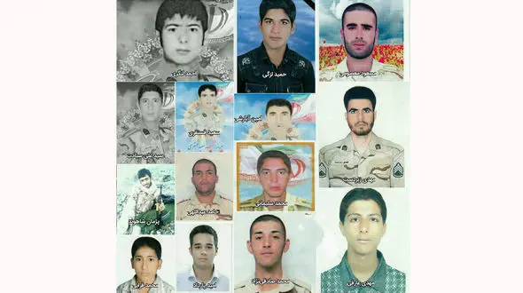 جمعه خونین در مرز سروان + عکس 14 شهید 