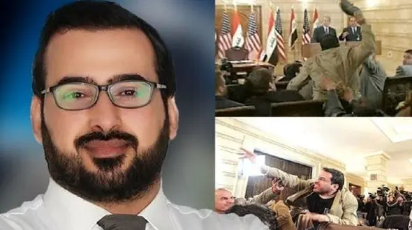 خبرنگار عراقی که به رییس جمهور کفش پرتاب کرده بود، نامزد انتخابات پارلمانی شد