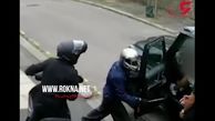 فیلمی جدید  از حمله دزدان ترسو به اتومبیل مسوت اوزیل 