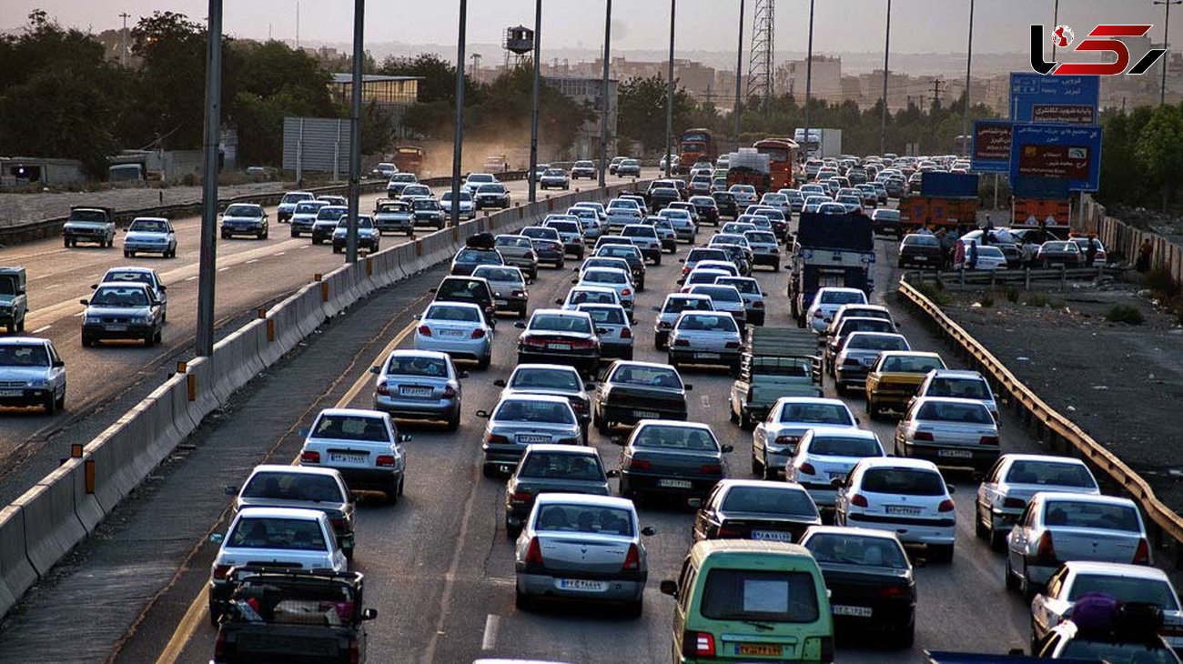 ترافیک سنگین در آزادراه های البرز/مسافران مراقب باشند