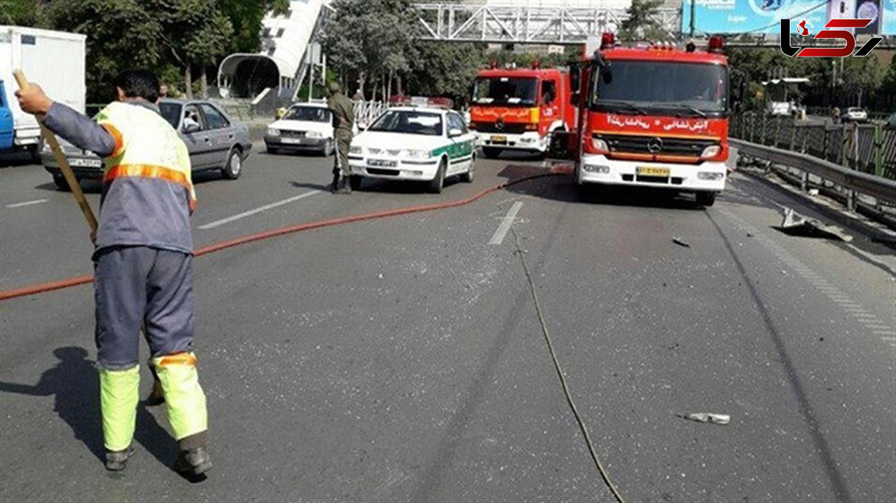  ۲ کشته و ۳ زخمی حاصل تصادف خودروی ساندرو در اتوبان تهران ــ قم