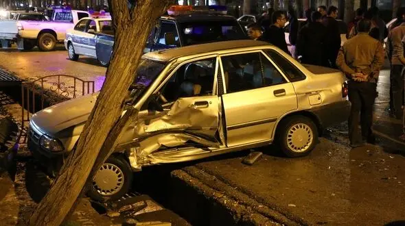 کورس شبانه 2 خودرو در زنجان مرگ آفرین شد + عکس