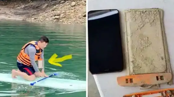 مرد تایوانی بعد از یک سال موبایلش را کجا یافت؟ + عکس