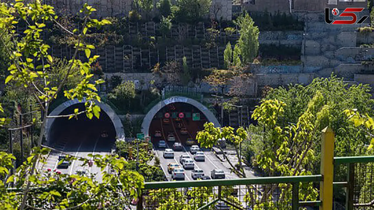 هر دو مسیر تونل رسالت امشب مسدود است
