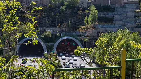 هر دو مسیر تونل رسالت امشب مسدود است