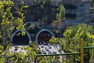 هر دو مسیر تونل رسالت امشب مسدود است