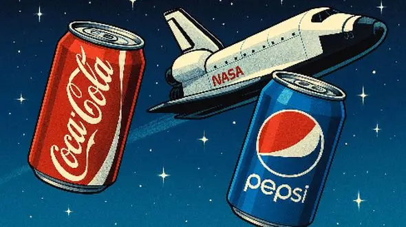 نبرد پپسی و کوکاکولا در فضا