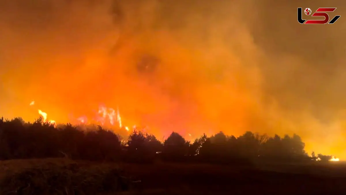 بزرگترین آتش سوزی جنگلی در نبراسکا آمریکا