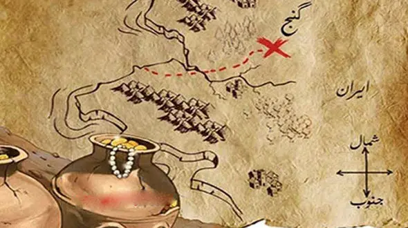  پشت پرده فروش نقشه گنج در ایران ! / مجازاتش در قانون ایران چیست ؟!