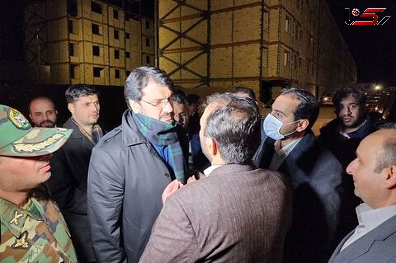 بازدید شامگاهی وزیر راه و شهرسازی از پروژه های طرح نهضت ملی مسکن بیرجند