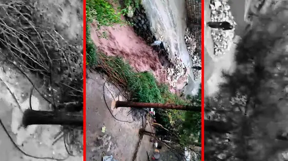 فیلم سیل و بارش شدید در کوهدشت لرستان