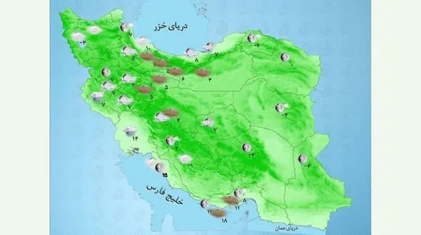 ورود سامانه بارشی جدید به کشور/ آلودگی هوای تهران 6 روزه شد