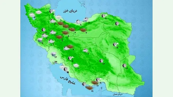 ورود سامانه بارشی جدید به کشور/ آلودگی هوای تهران 6 روزه شد