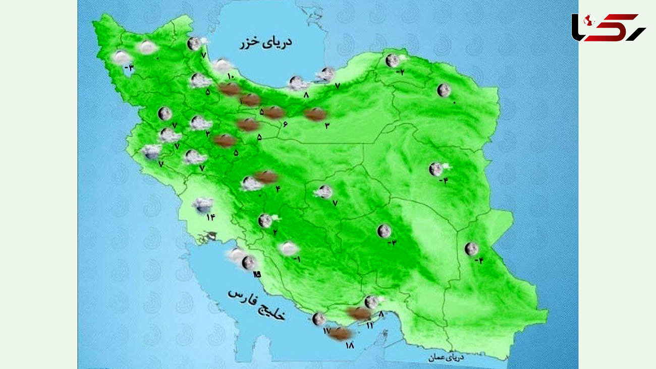 ورود سامانه بارشی جدید به کشور/ آلودگی هوای تهران 6 روزه شد