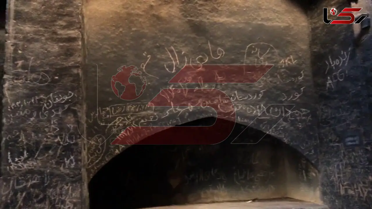 حمله وندالیسم به دیوارهای خانه تاریخی عباسیان کاشان / بی‌توجهی مسئولان به تخریب یک میراث ملی + فیلم