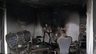 آتش سوزی یک  خانه مسکونی در قلعه نو + عکس ها