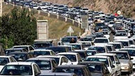 ترافیک سنگین در محور کرج