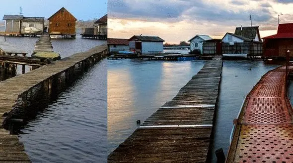 خانه های شناور، جاذبه ای دیدنی برای توریست ها+عکس های رویایی