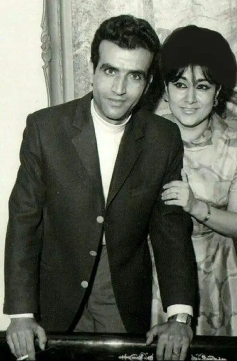 عکس/ سفر در زمان؛ حمیرا در کنار همسرش پرویز یاحقی اواخر دهه ۴۰
