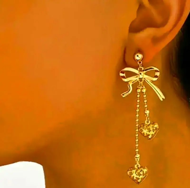 گوشواره پاپیون طلا