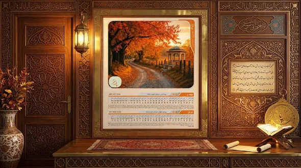 تقویم کامل مهر ماه 1405 همراه با مناسبت ها