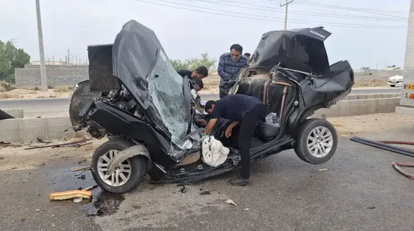 3 کشته و مصدوم در تصادف مرگبار پژو پارس با نیوجرسی کنار جاده