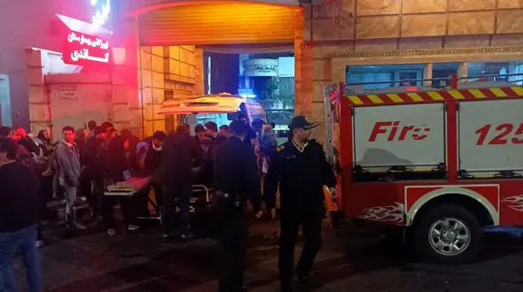 گفتگو با رئیس بیمارستان گاندی در خصوص حادثه آتش سوزی بیمارستان