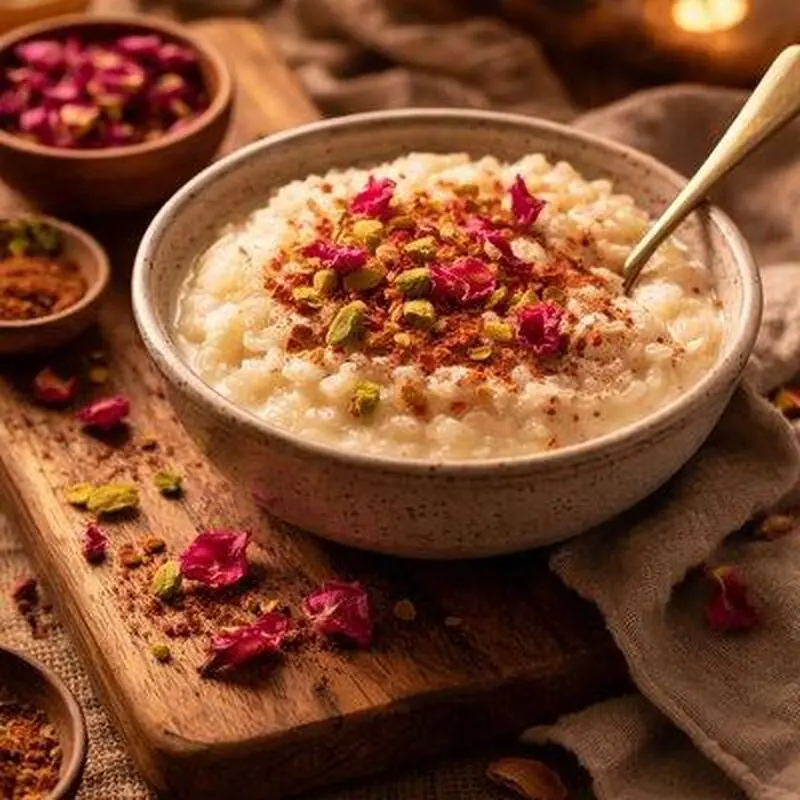 تزئین شیربرنج