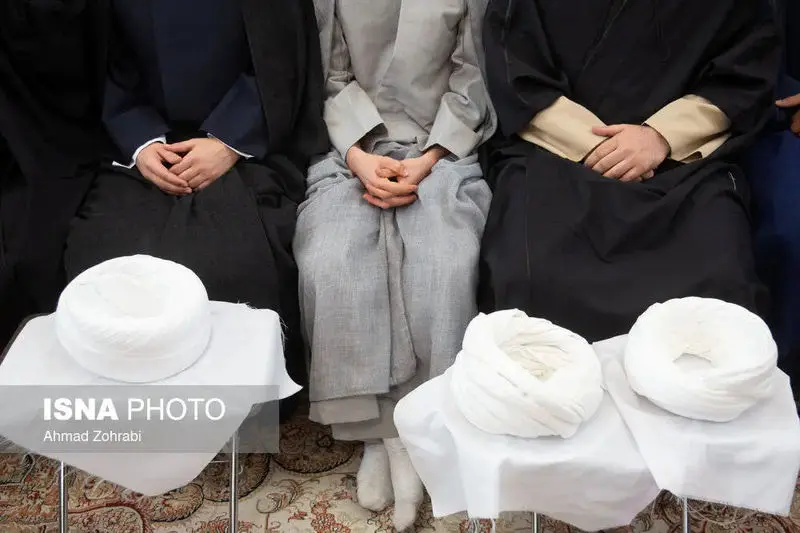 مراسم عمامه گذاری طلاب در قم