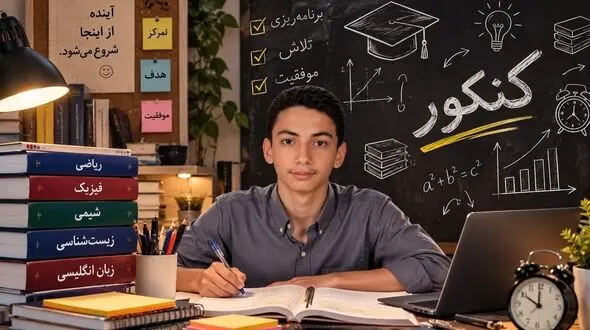 رتبه برتر کنکور تجربی : سال آخر مدرسه نرفتم و در خانه درس خواندم / نه کلاس خصوصی داشتم، نه هزینه سنگین برای کنکور کردم